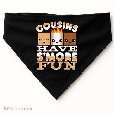 Family Camping Cousins Have Smore Fun USA-Made Doggie Bandana