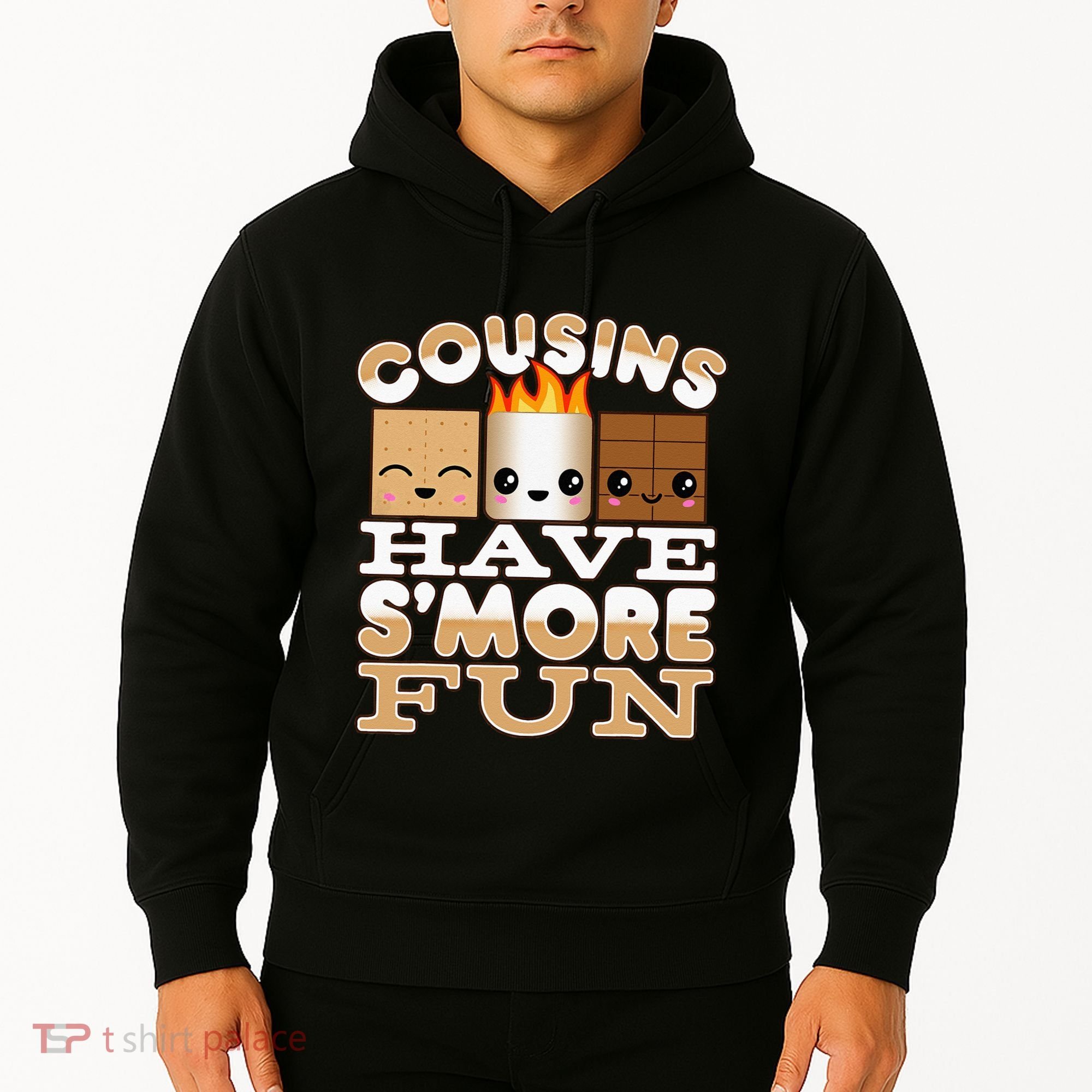 Family Camping Cousins Have Smore Fun Hoodie