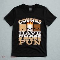 Family Camping Cousins Have Smore Fun T-Shirt thumb 5
