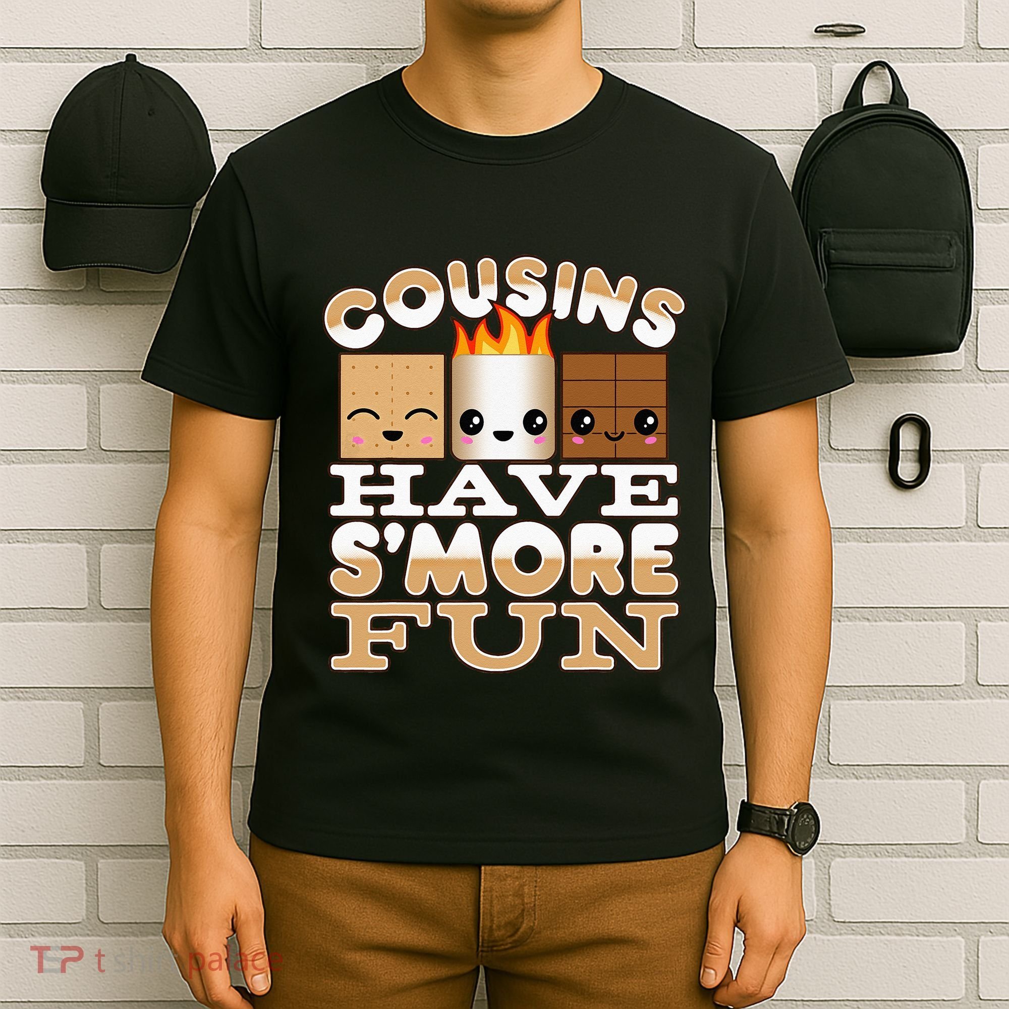 Family Camping Cousins Have Smore Fun T-Shirt