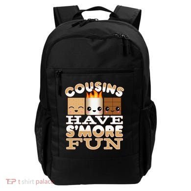 Family Camping Cousins Have Smore Fun Backpack