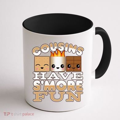 Family Camping Cousins Have Smore Fun Coffee Mug back