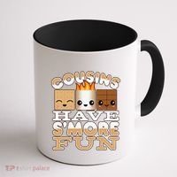 Family Camping Cousins Have Smore Fun Coffee Mug thumb 1
