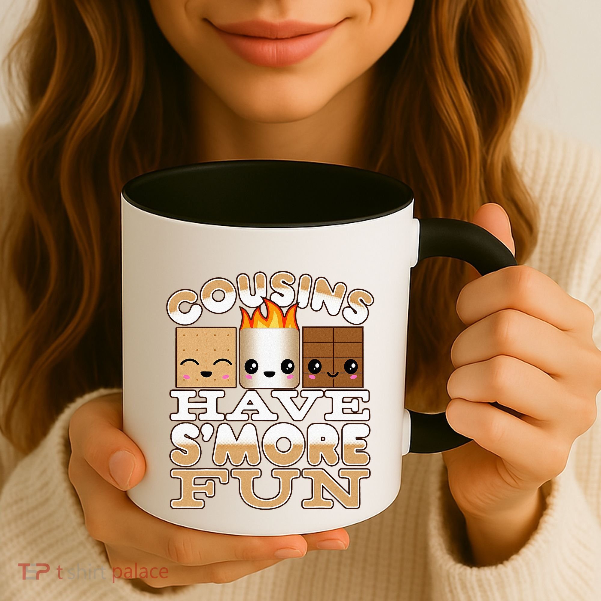 Family Camping Cousins Have Smore Fun Coffee Mug