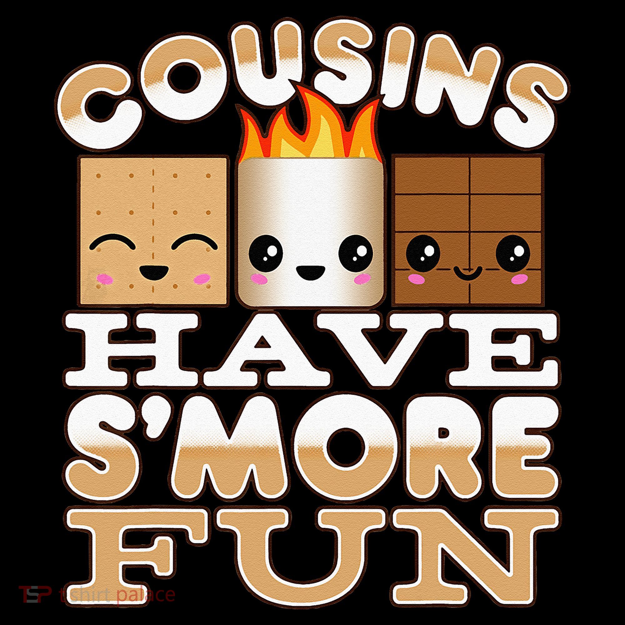 Family Camping Cousins Have Smore Fun Coaster