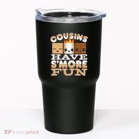 Family Camping Cousins Have Smore Fun Tumbler thumb 0