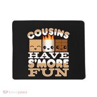 Family Camping Cousins Have Smore Fun Mousepad thumb 0