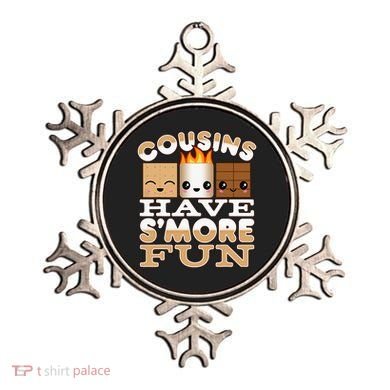 Family Camping Cousins Have Smore Fun Ornament