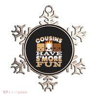Family Camping Cousins Have Smore Fun Ornament thumb 0