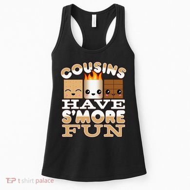 Family Camping Cousins Have Smore Fun Women's Tank Top