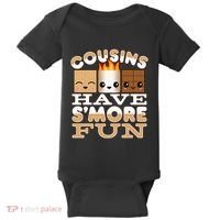 Family Camping Cousins Have Smore Fun Baby Bodysuit thumb 0