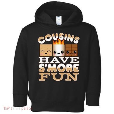 Family Camping Cousins Have Smore Fun Toddler Hoodie
