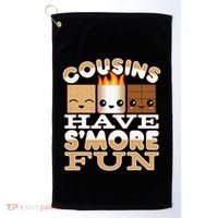 Family Camping Cousins Have Smore Fun Golf Towel thumb 0