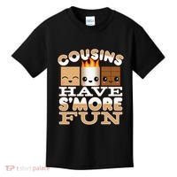 Family Camping Cousins Have Smore Fun Kids T-Shirt thumb 0