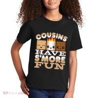 Family Camping Cousins Have Smore Fun Kids T-Shirt thumb 2