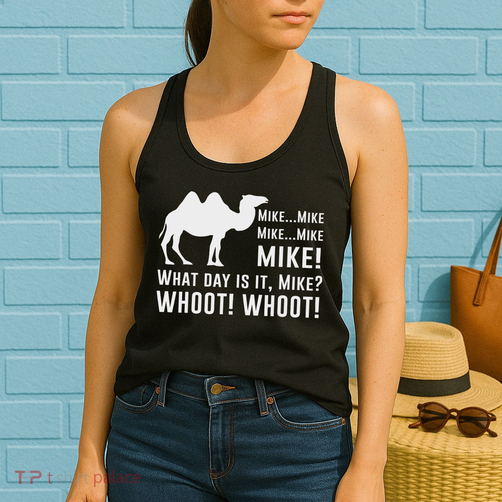 Funny Cute Camel Quotes About Hump Day Funny Quote Women's Tank Top