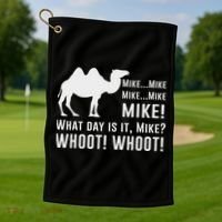 Funny Cute Camel Quotes About Hump Day Funny Quote Golf Towel thumb 1