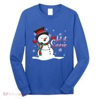 Family Clothing: Christmas Snow Let It Snow Funny Gift Long Sleeve Shirt thumb 0