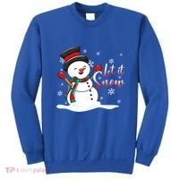 Family Clothing: Christmas Snow Let It Snow Funny Gift Sweatshirt thumb 0