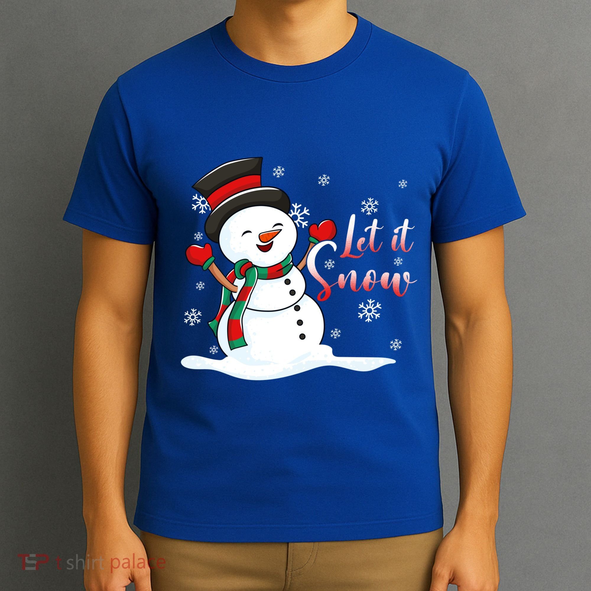 Family Clothing: Christmas Snow Let It Snow Funny Gift T-Shirt
