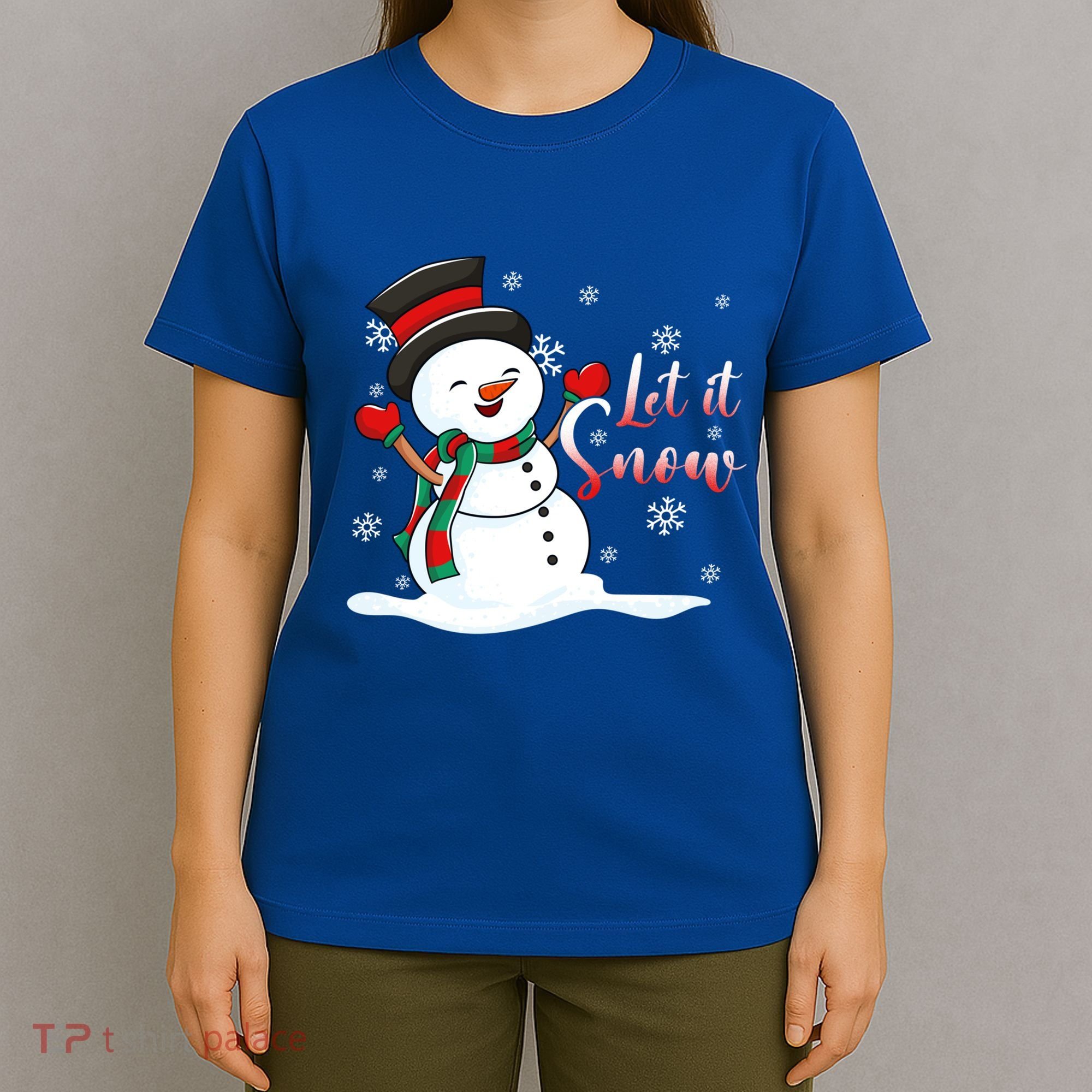 Family Clothing: Christmas Snow Let It Snow Funny Gift T-Shirt