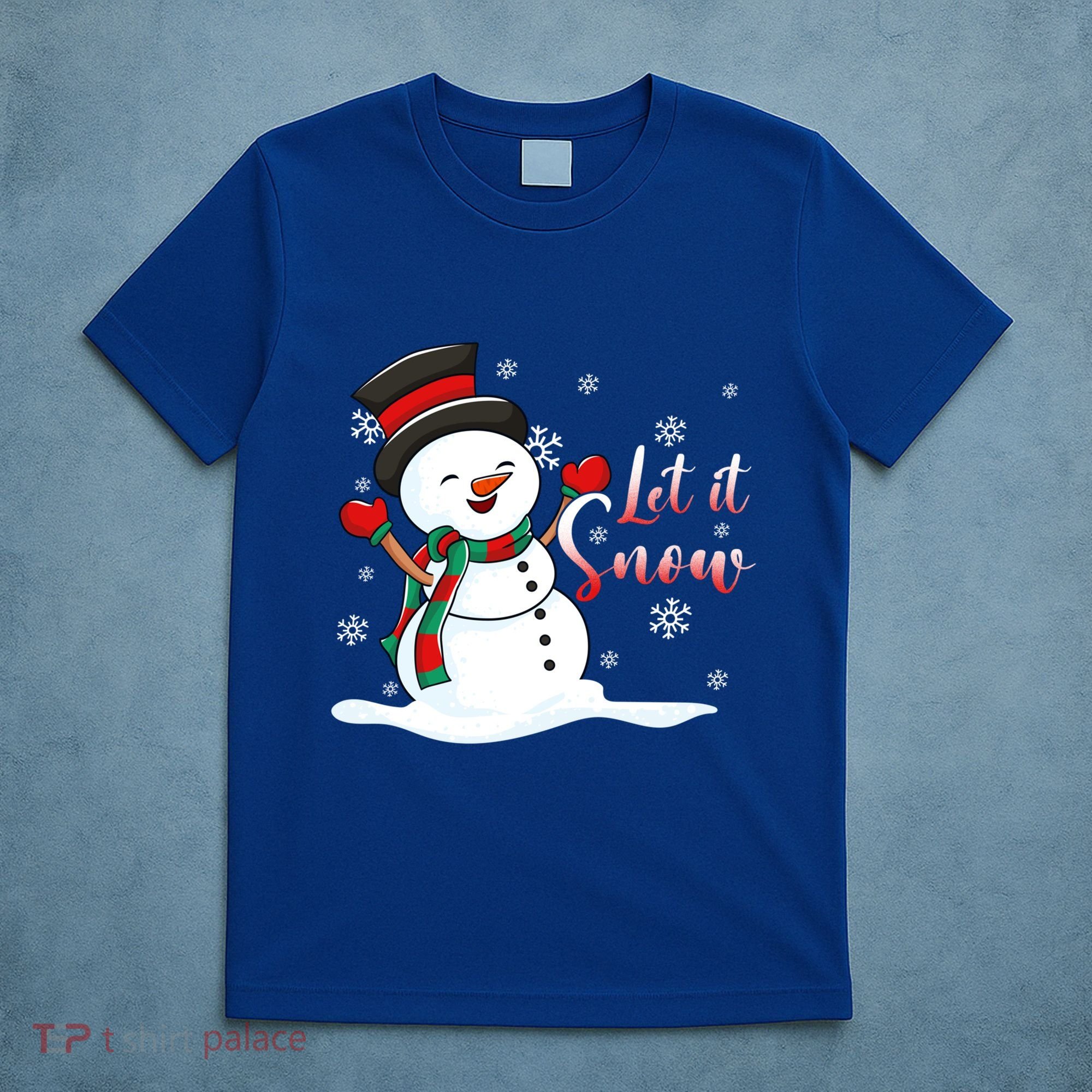 Family Clothing: Christmas Snow Let It Snow Funny Gift T-Shirt