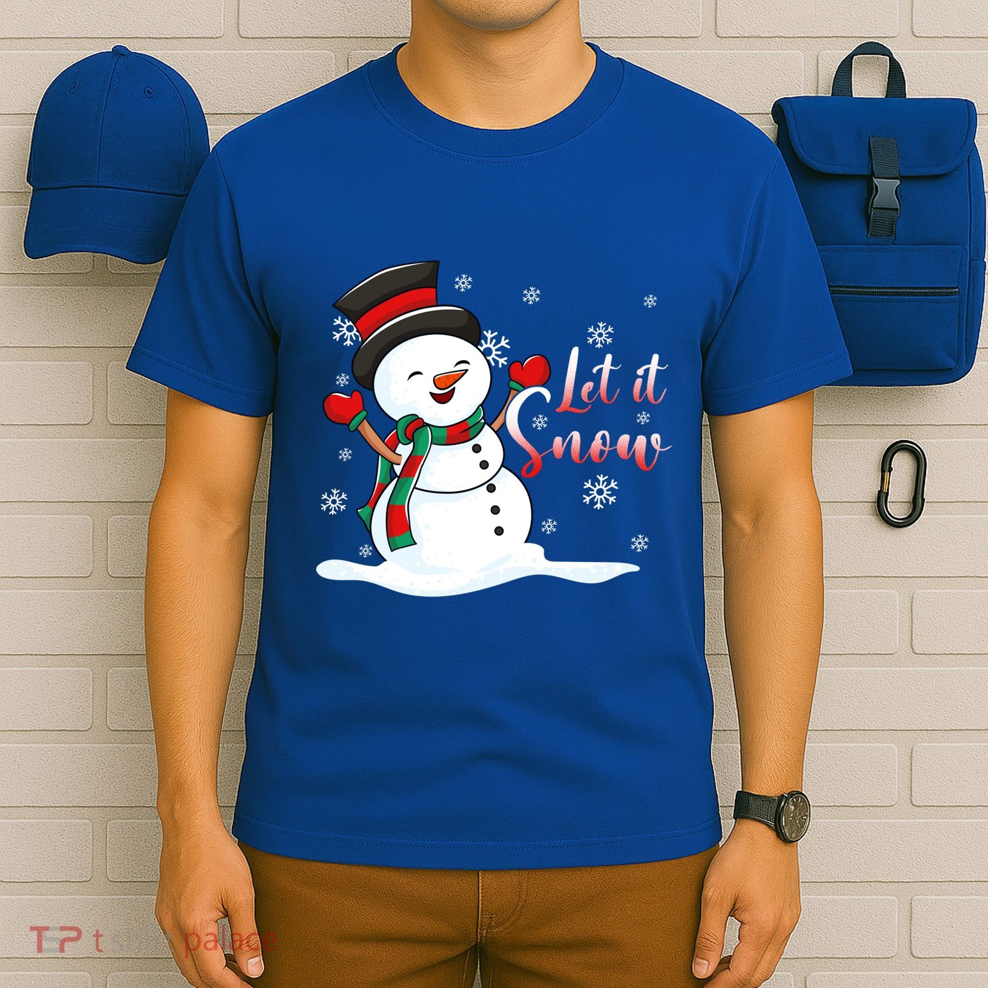 Family Clothing: Christmas Snow Let It Snow Funny Gift T-Shirt