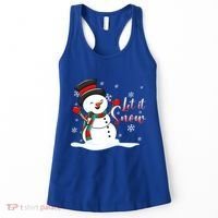 Family Clothing: Christmas Snow Let It Snow Funny Gift Women's Tank Top thumb 0