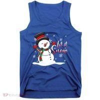 Family Clothing: Christmas Snow Let It Snow Funny Gift Tank Top thumb 0