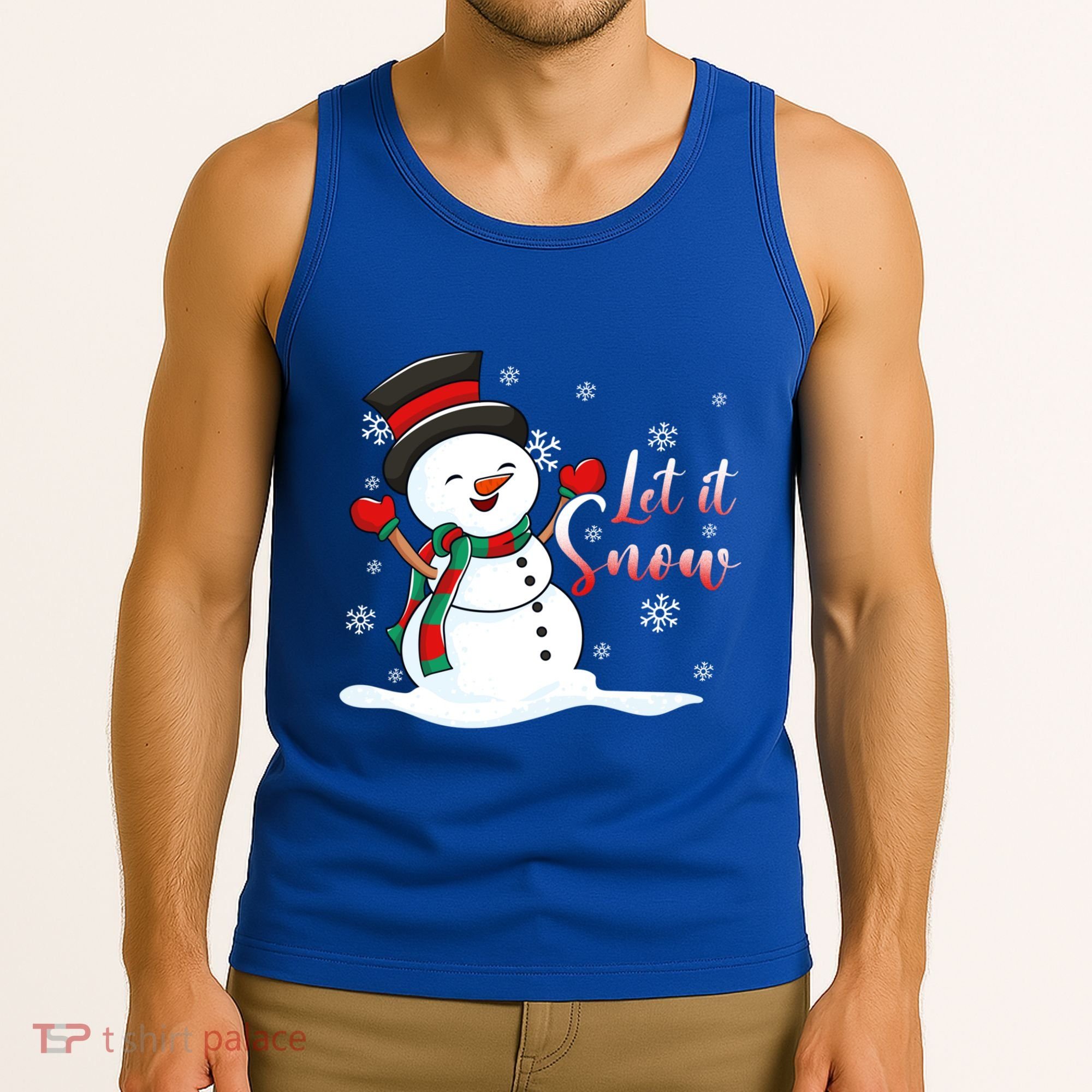 Family Clothing: Christmas Snow Let It Snow Funny Gift Tank Top