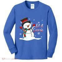 Family Clothing: Christmas Snow Let It Snow Funny Gift Kids Long Sleeve Shirt thumb 0