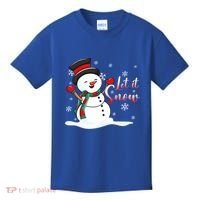 Family Clothing: Christmas Snow Let It Snow Funny Gift Kids T-Shirt thumb 0