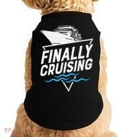 Finally Cruising Cruise Ship Family Vacation Gift Doggie Tank thumb 0