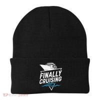 Finally Cruising Cruise Ship Family Vacation Gift Beanie thumb 0