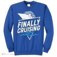 Finally Cruising Cruise Ship Family Vacation Gift Sweatshirt thumb 0