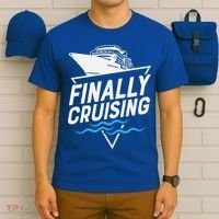 Finally Cruising Cruise Ship Family Vacation Gift T-Shirt thumb 6