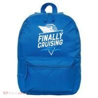 Finally Cruising Cruise Ship Family Vacation Gift 16 in Basic Backpack thumb 0