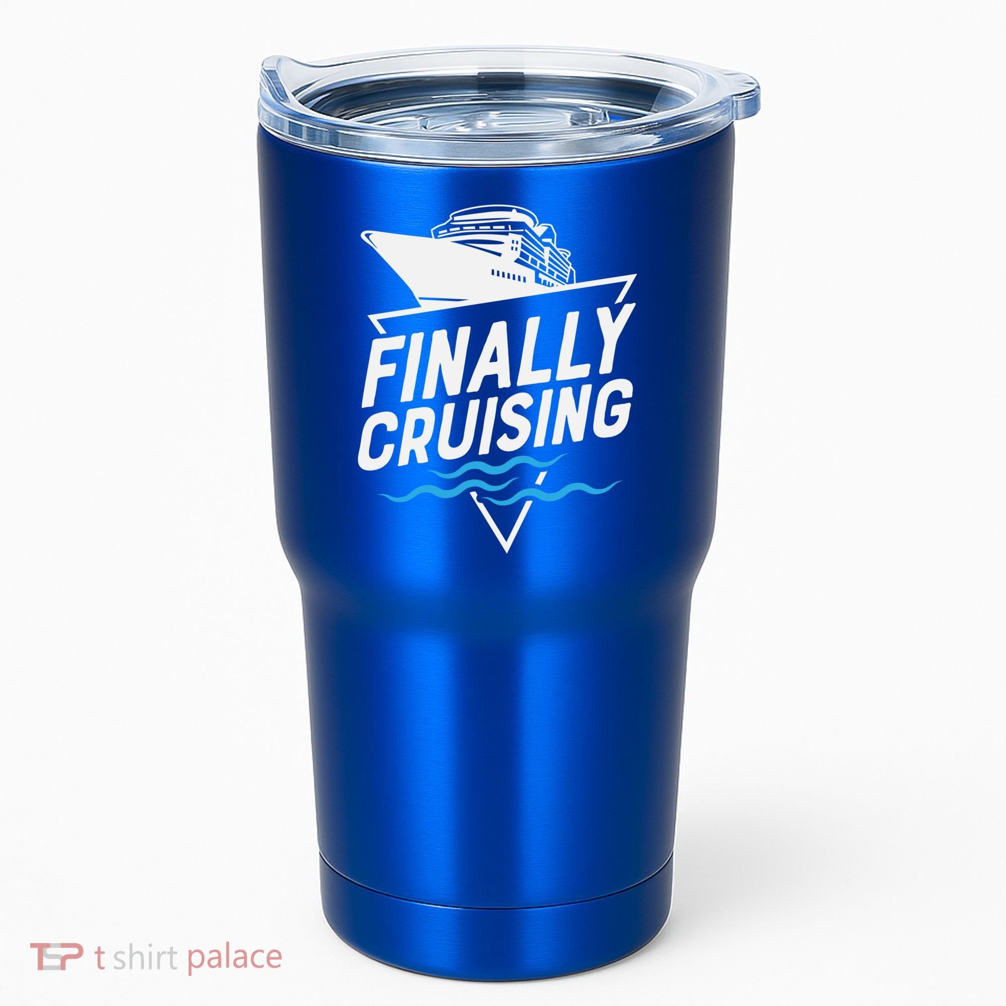 Finally Cruising Cruise Ship Family Vacation Gift Tumbler