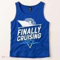 Finally Cruising Cruise Ship Family Vacation Gift Tank Top thumb 2