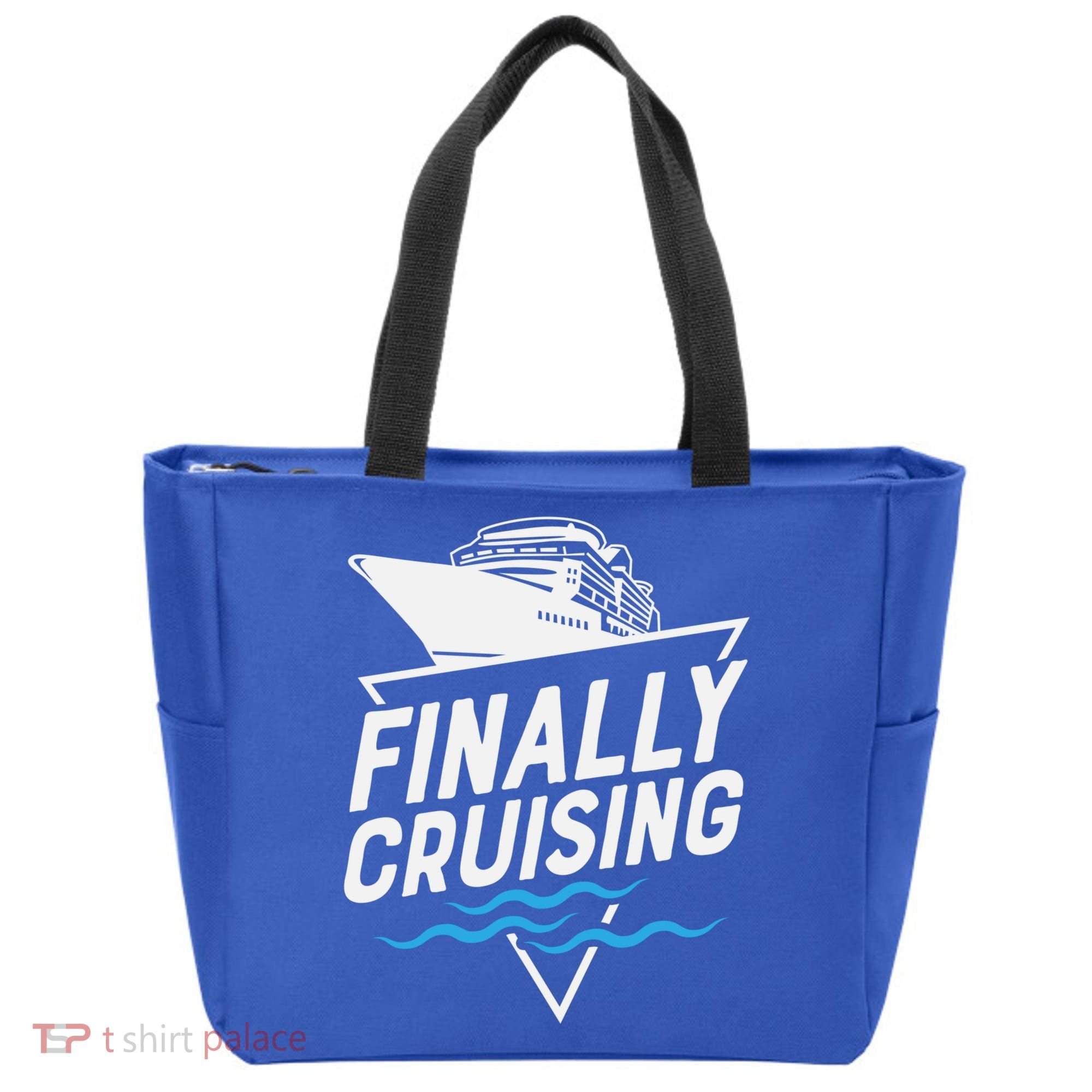 Finally Cruising Cruise Ship Family Vacation Gift Tote Bag