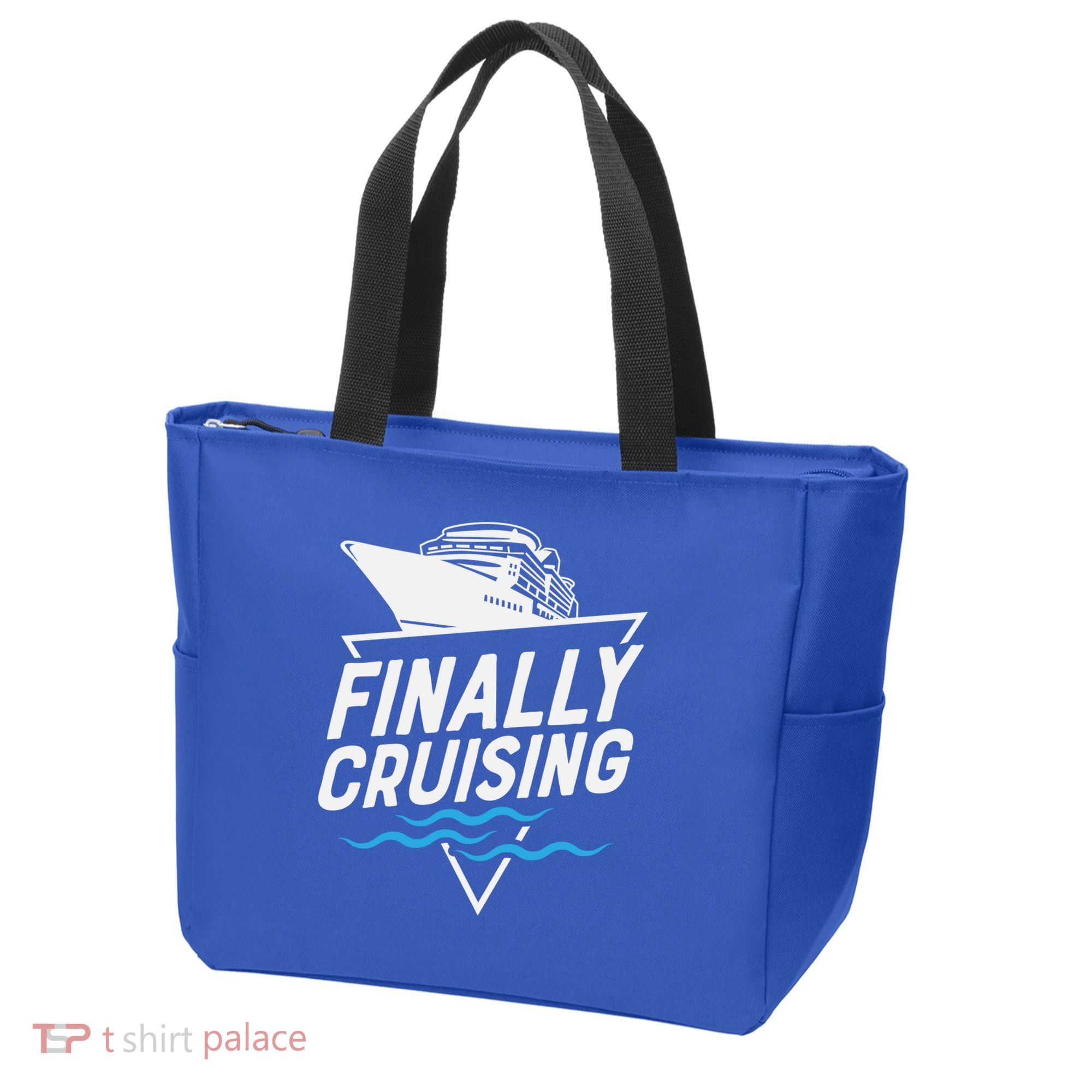 Finally Cruising Cruise Ship Family Vacation Gift Tote Bag