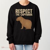 Funny Capybara Cavy Rodent Capybara Lover Women's Sweatshirt thumb 0