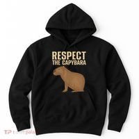 Funny Capybara Cavy Rodent Capybara Lover Hoodie thumb 0