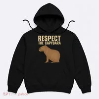 Funny Capybara Cavy Rodent Capybara Lover Hoodie thumb 0