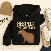 Funny Capybara Cavy Rodent Capybara Lover Hoodie thumb 4
