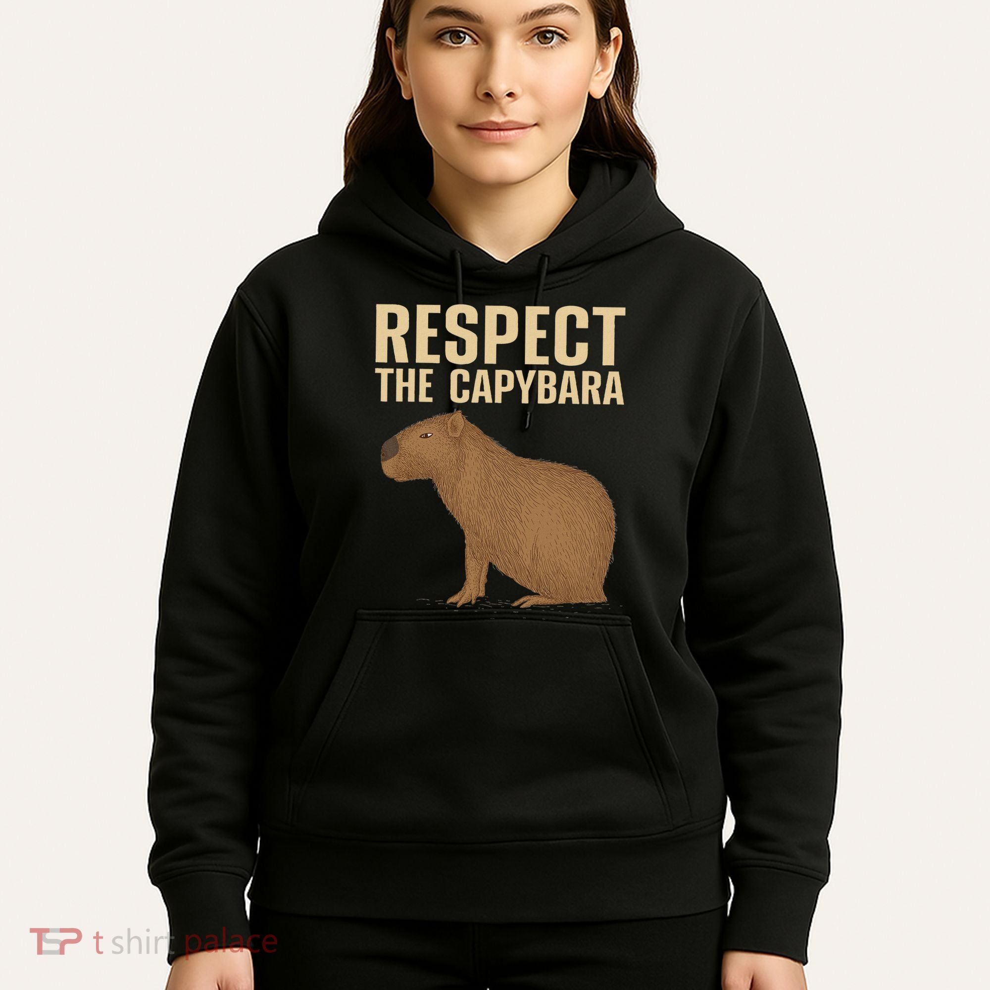 Funny Capybara Cavy Rodent Capybara Lover Hoodie