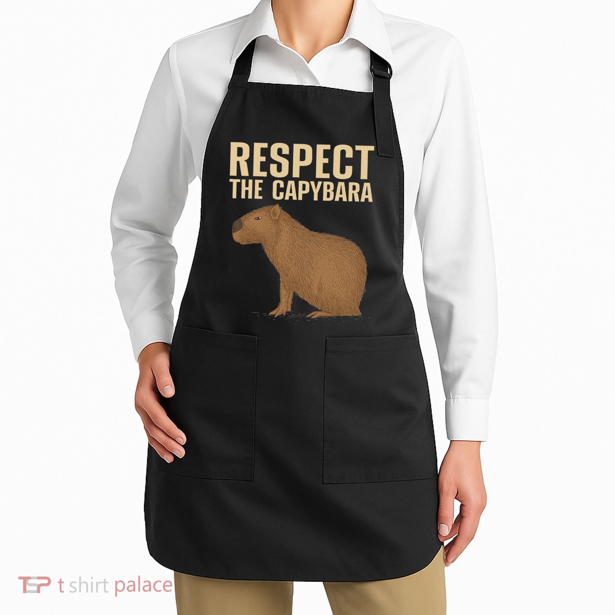 Funny Capybara Cavy Rodent Capybara Lover Apron