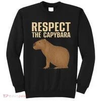 Funny Capybara Cavy Rodent Capybara Lover Sweatshirt thumb 0