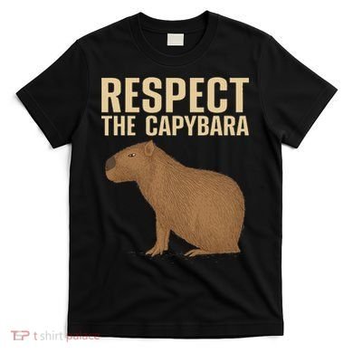 Funny Capybara Cavy Rodent Capybara Lover T-Shirt