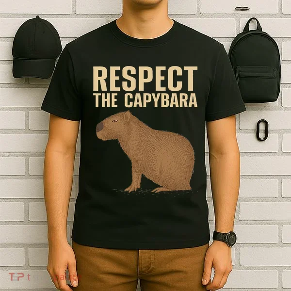 Funny Capybara Cavy Rodent Capybara Lover T-Shirt